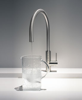 Rubinetti monoforo per acqua filtrata e bollente