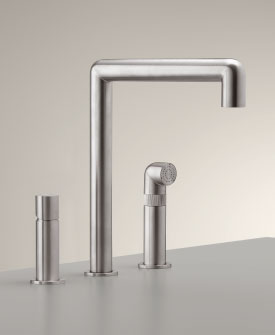 Three-hole mixers
